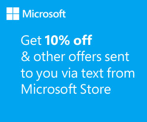 Microsoft Store: Connect Via Text For 10% Off + Surface Tablet Sweepstakes